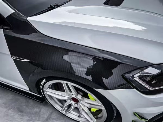 Volkswagen Golf R/GTI Carbon Fiber Fenders Karbel Design Mk7.5 2017-21
