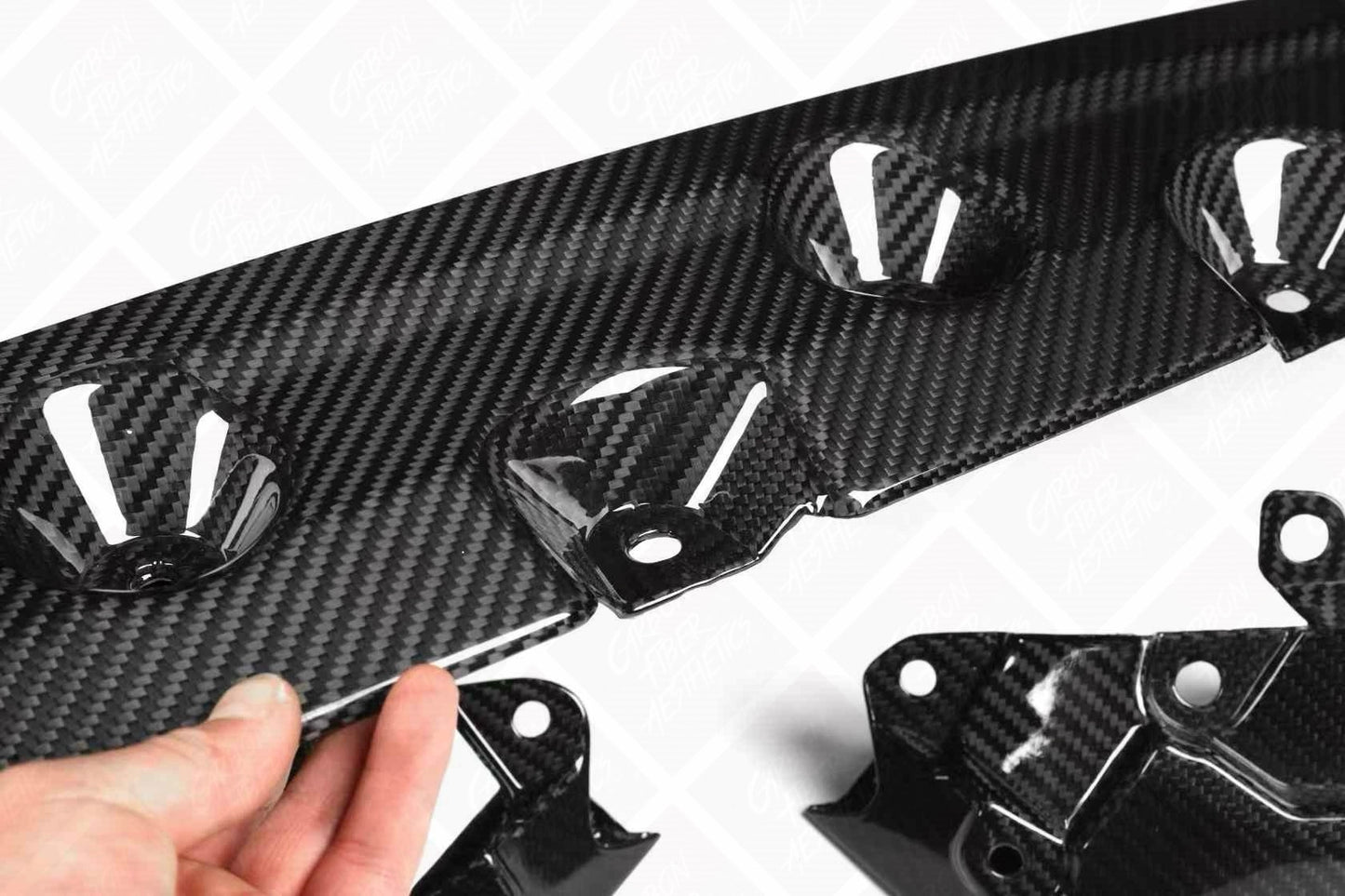 BMW G81/G80 M3 G83/G82 M4 Dry Carbon Fiber CS Style Front Lip 2021+