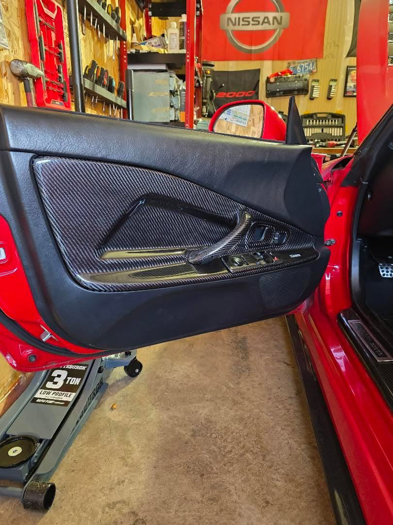 Honda S2000 Carbon Fiber Door Panels/Cards AP1 1999-2003 OEM Replacement LHD/RHD