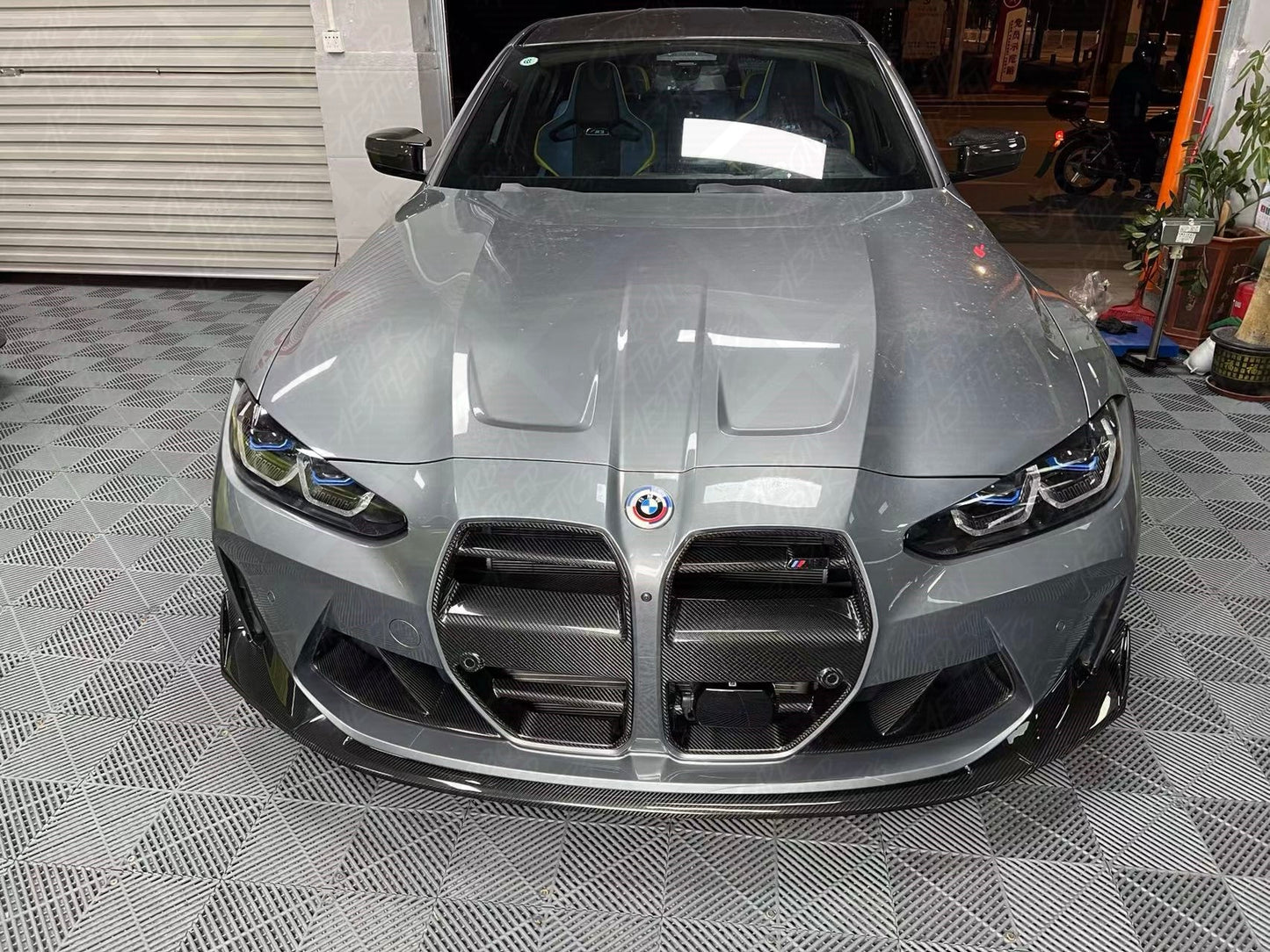 BMW G80 M3 G83 G82 M4 Dry Carbon Fiber DTM ST Style Grille