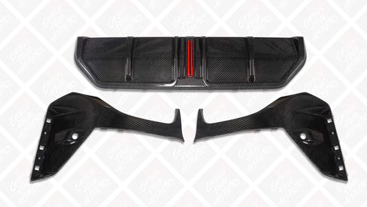 BMW G20 3 Series M340 330 TAKD Design Dry Carbon Fiber Rear Diffuser V1 Style ( Facelift/LCI )