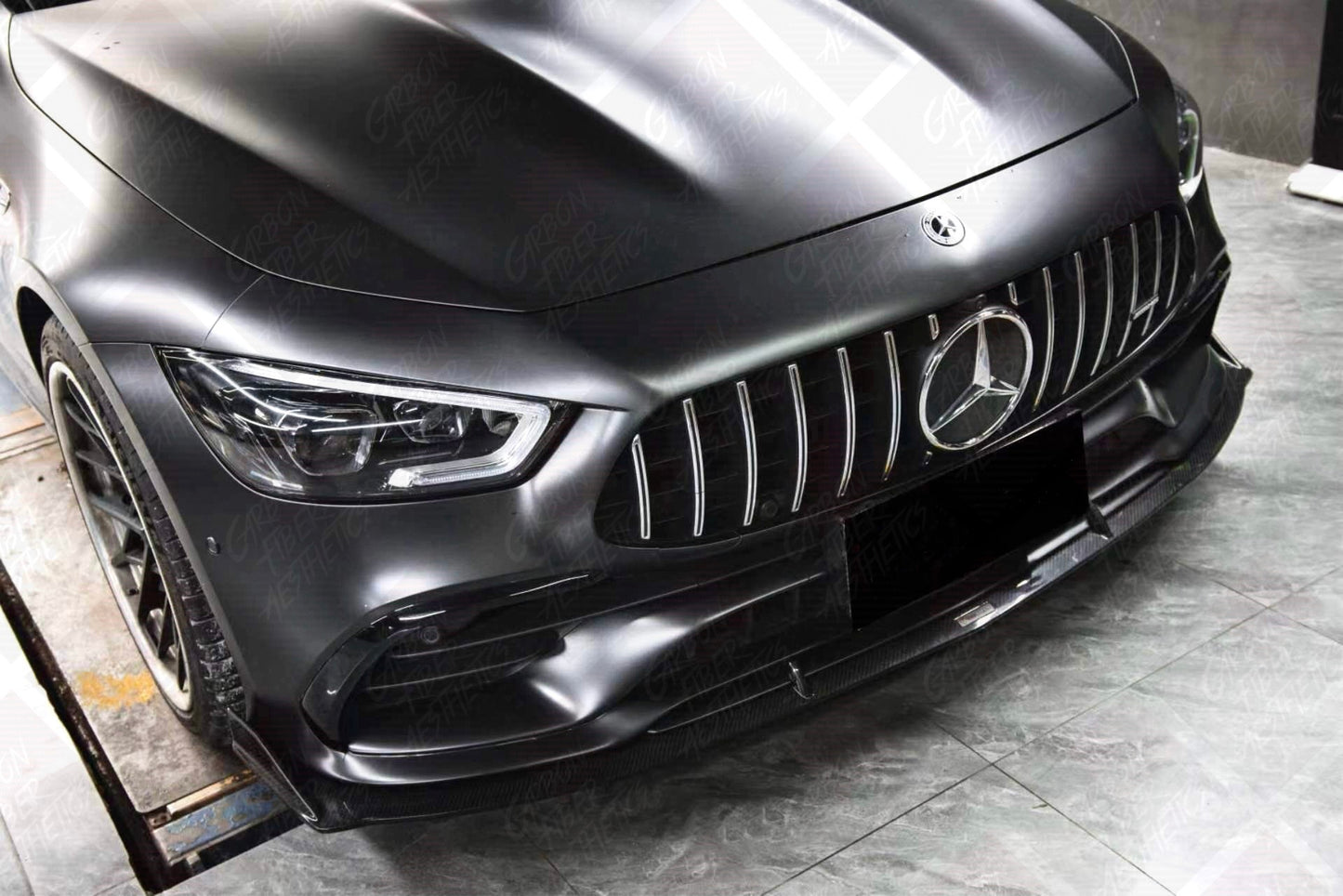 Mercedes Benz X290 GT53 GT50 GT43 Dry Carbon Fiber TAKD Design Front Lip