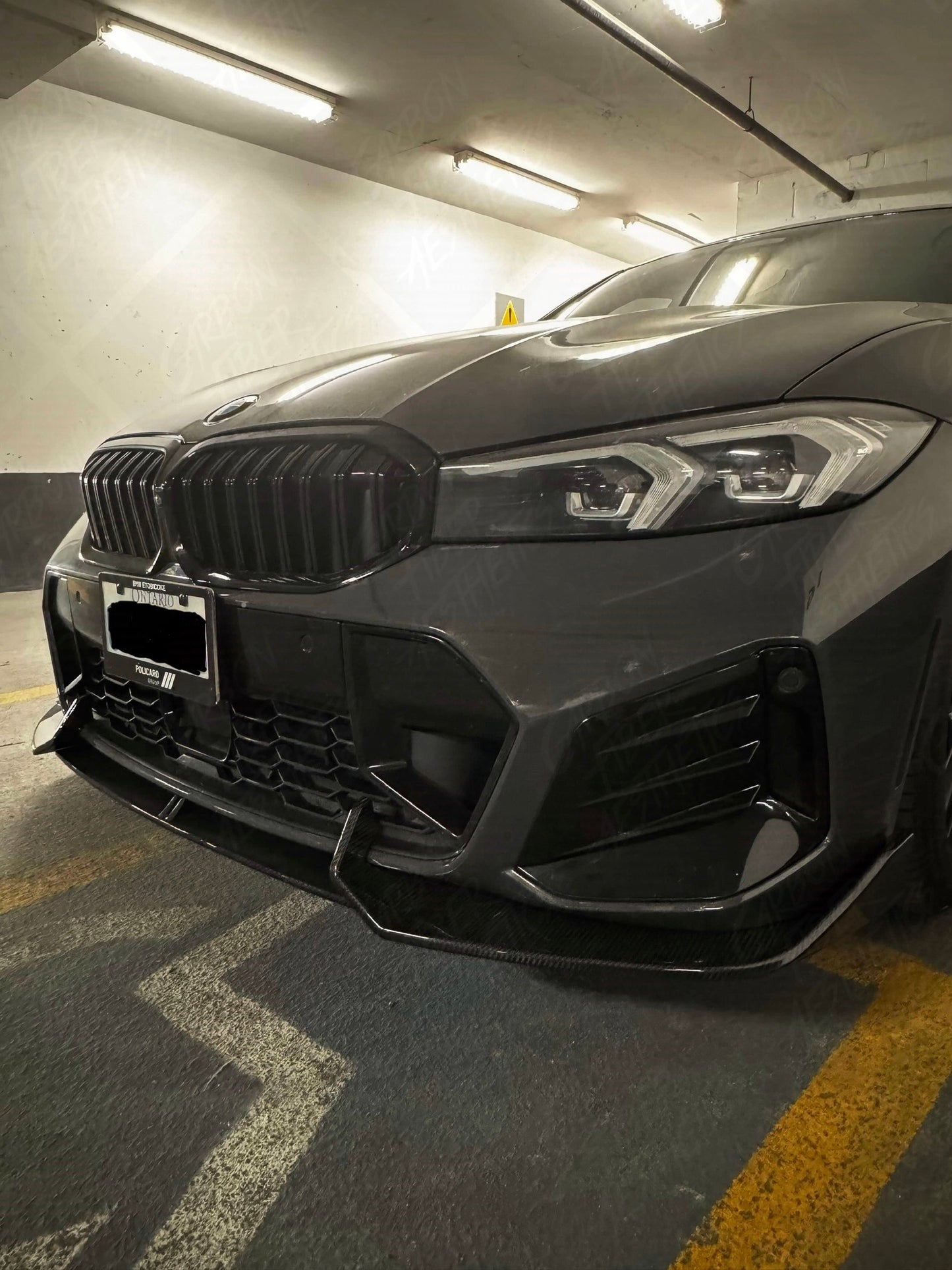 BMW G20 3 Series M340 330 TAKD Design Dry Carbon Fiber Front Lip ( Facelift / LCI )