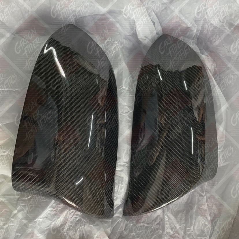 BMW F15 X5 F16 X6 M Performance Style Carbon Fiber Mirror Caps