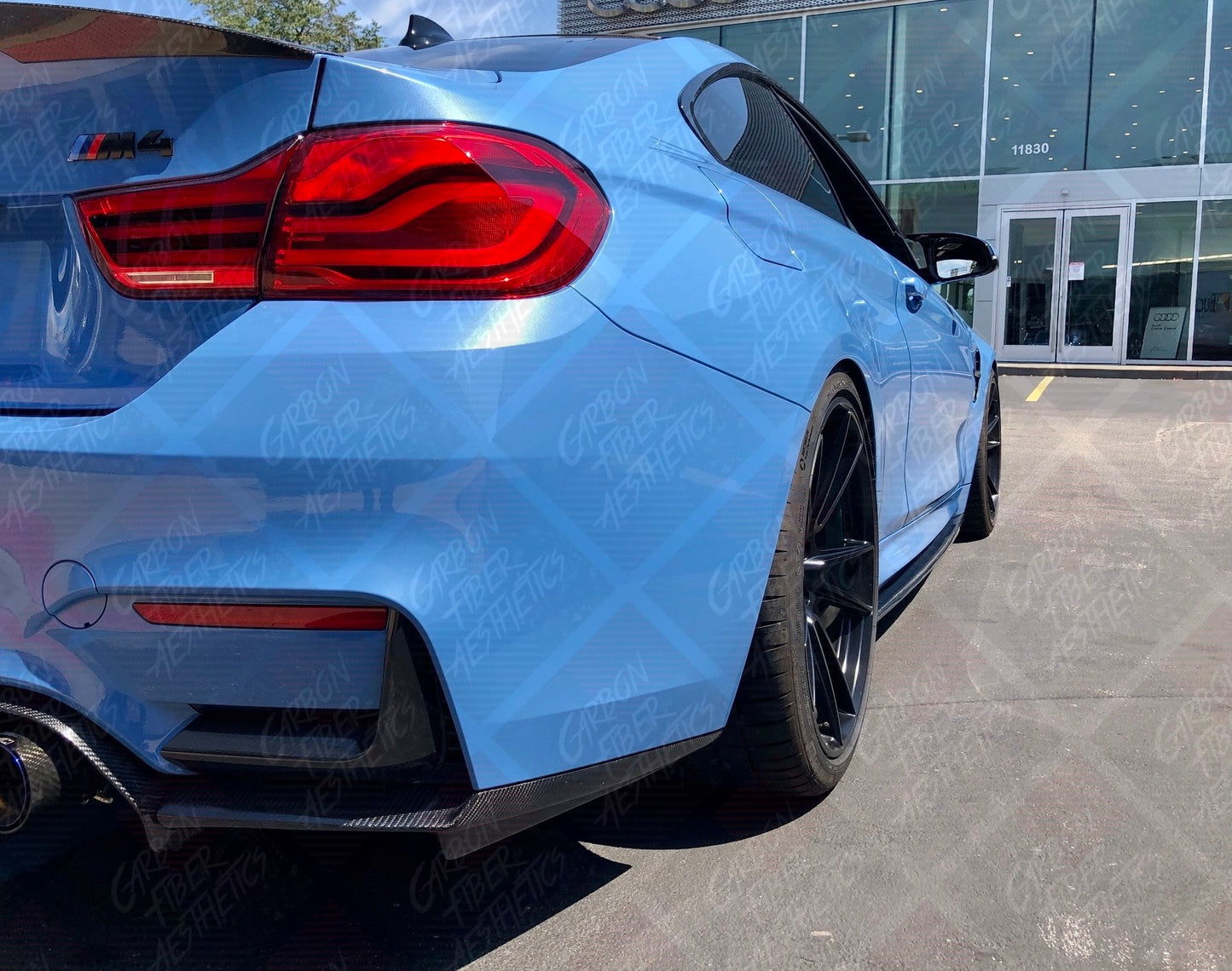 BMW F82 F83 M4 & F80 M3 M Performance Style Carbon Fiber Side Skirts