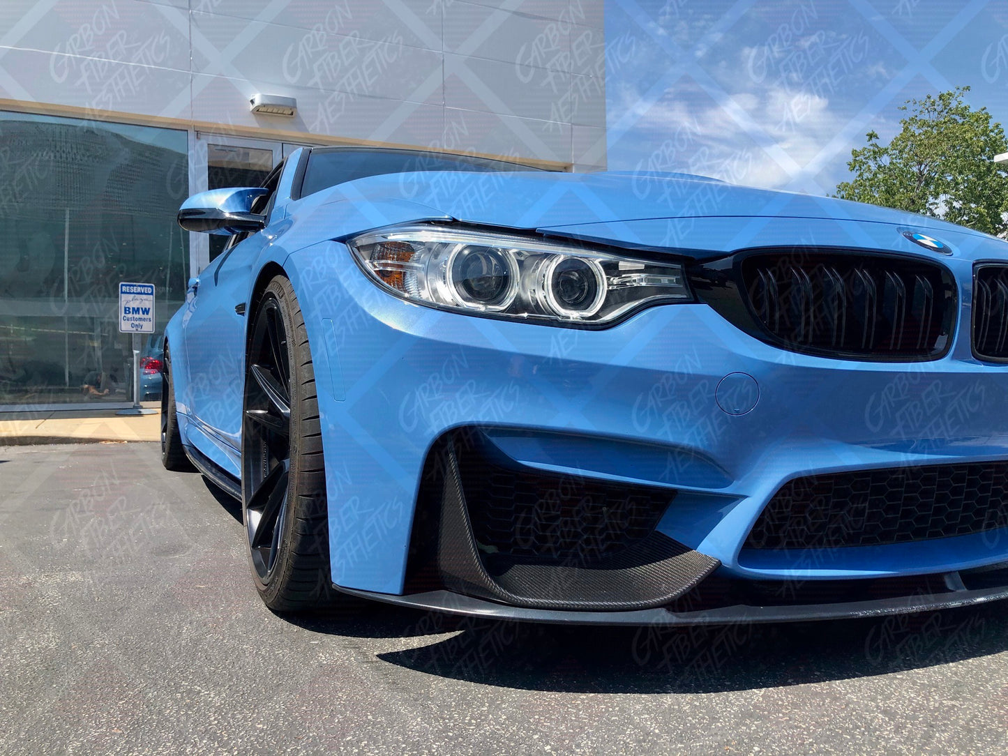 BMW F82 F83 M4 & F80 M3 M Performance Style Carbon Fiber Side Skirts