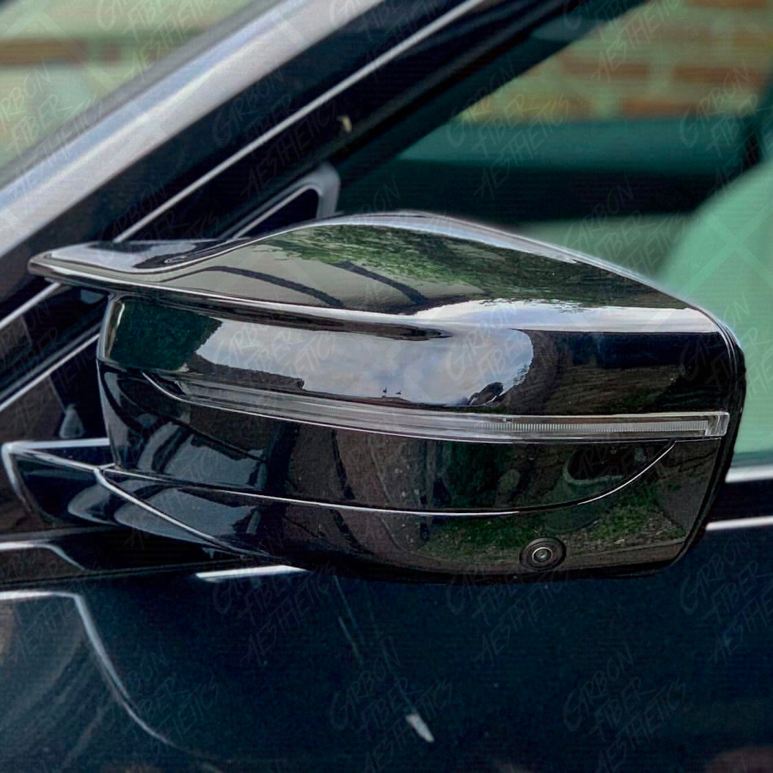 BMW G20 3 Series M340 330 Gloss Black M Performance Style Mirror Caps ( V2 )