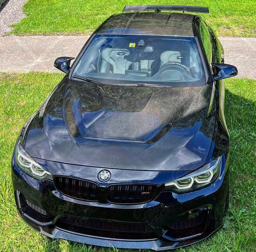 BMW F82 F83 M4 & F80 M3 GTS Style Carbon Fiber Hood