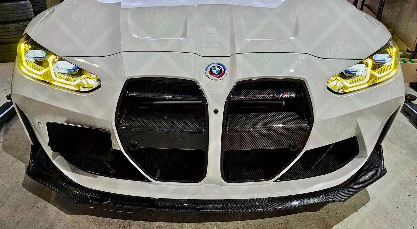 BMW G80 M3 G83 G82 M4 Dry Carbon Fiber Vorsteiner Style Grille