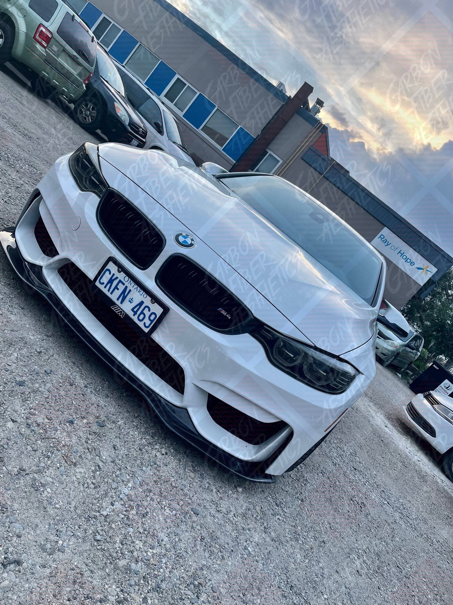 BMW F82 M4 F83 M4 F80 M3 PSM Style Carbon Fiber Front Lip ( Edition 1 )