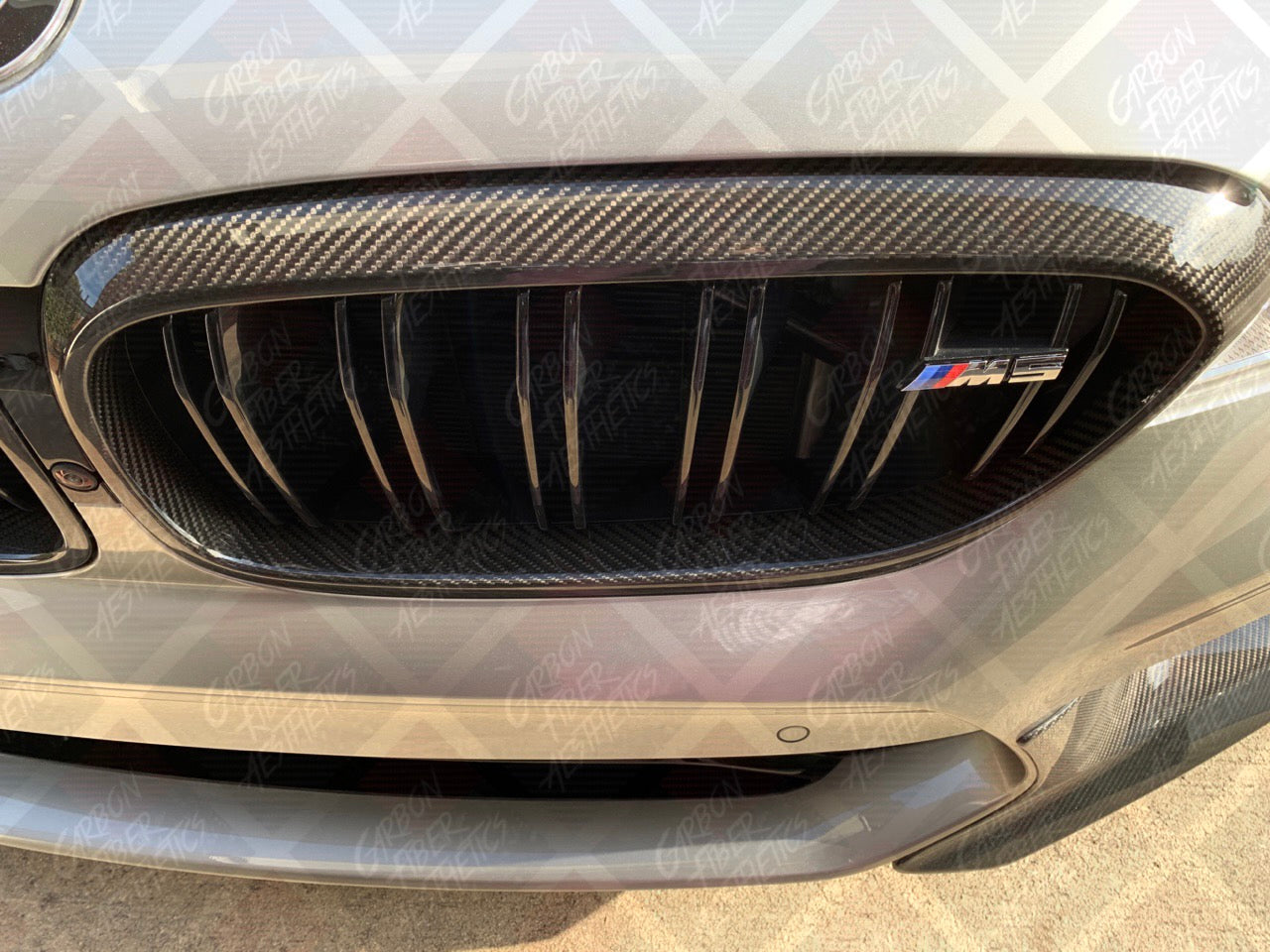 BMW F90 M5 Carbon Fiber Front Grilles