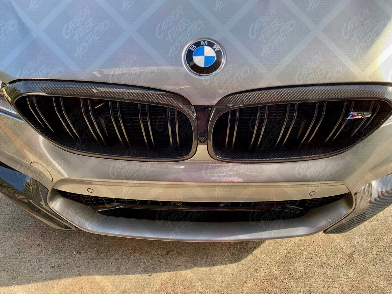 BMW F90 M5 Carbon Fiber Front Grilles