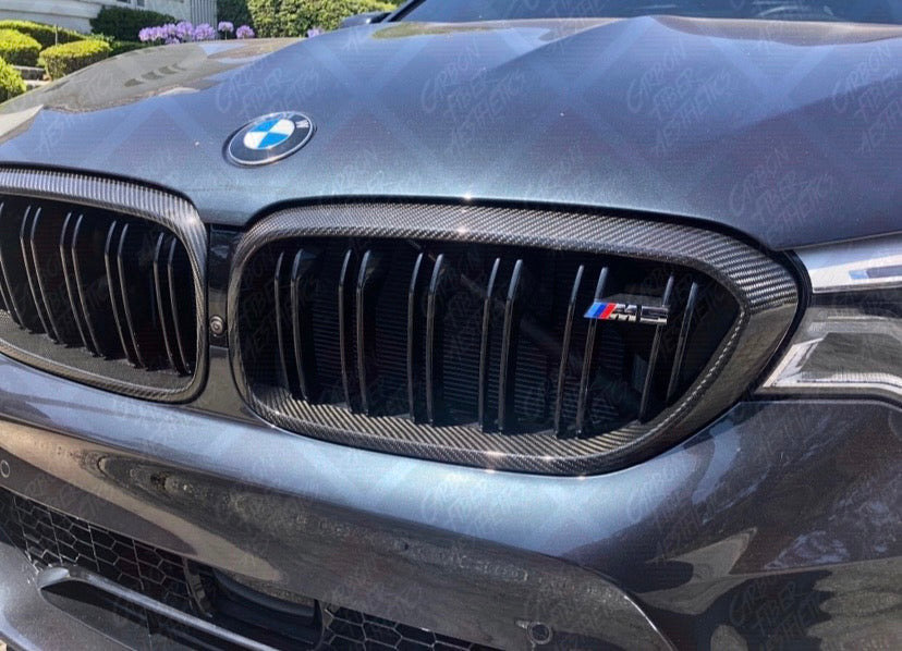 BMW F90 M5 Carbon Fiber Front Grilles