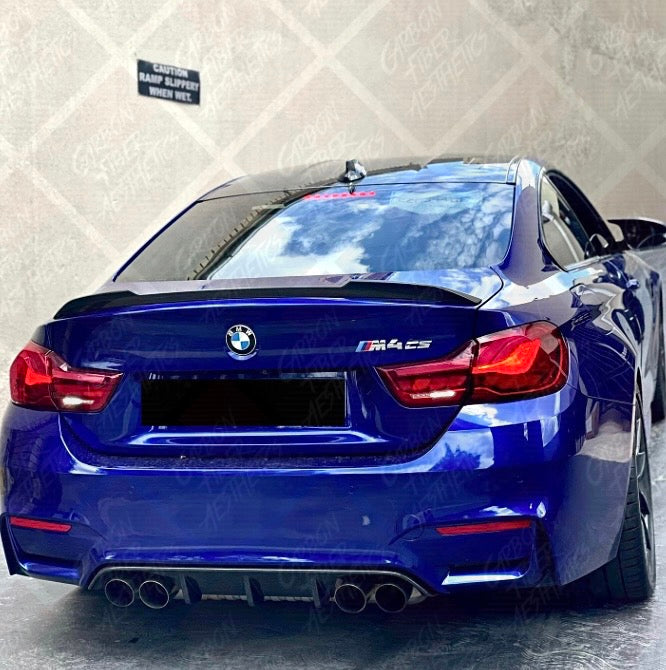 BMW F82 F83 M4 & F80 M3 Dry Carbon Fiber M Performance Style Rear Diffuser