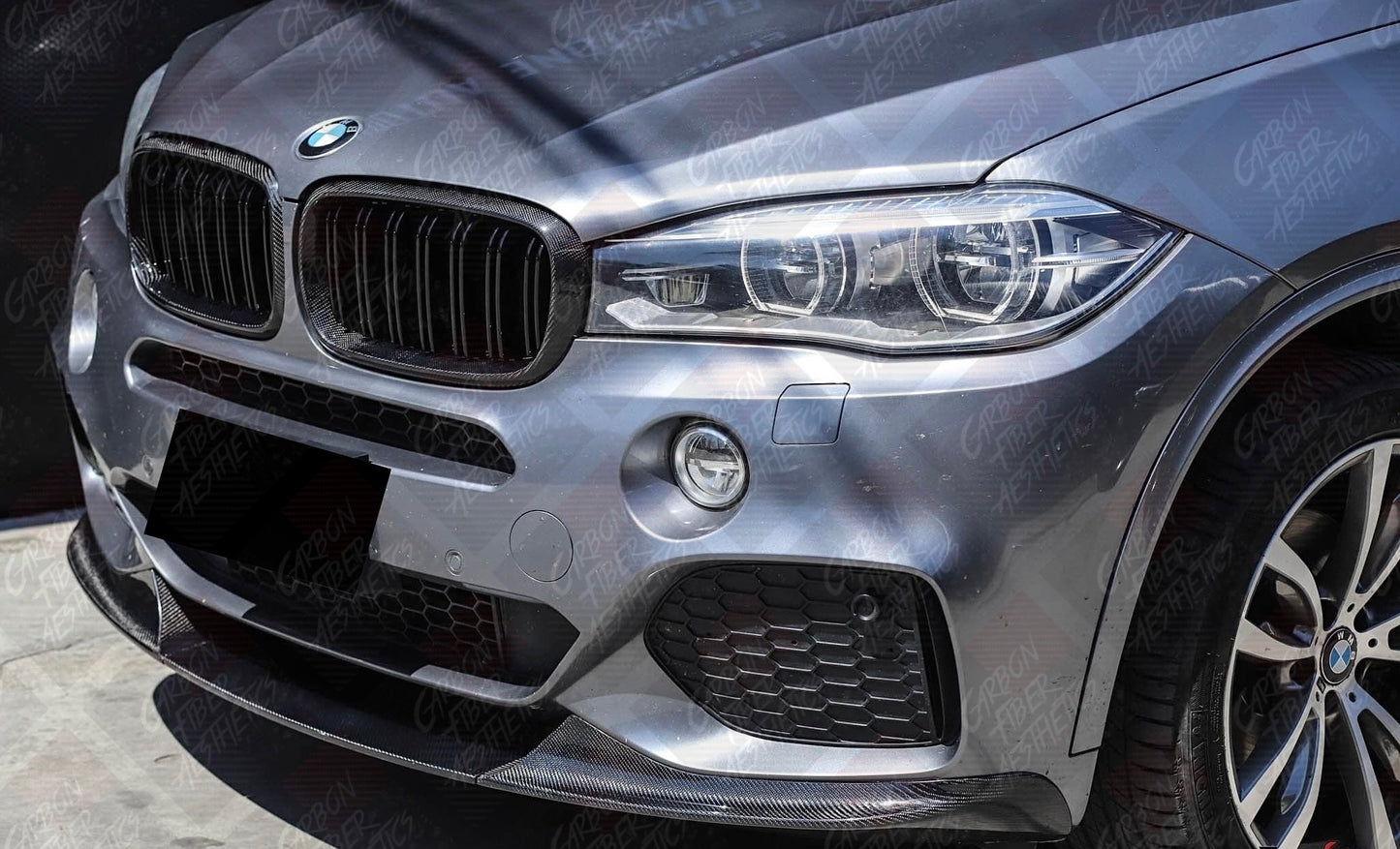 BMW F85 X5M F15 X5 / F85 X6M F16 X6 Carbon Fiber Front Grilles