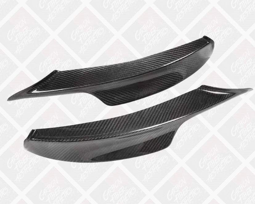 BMW F30 F31 Dry Carbon Fiber Front Bumper Splitters ( M Sport )