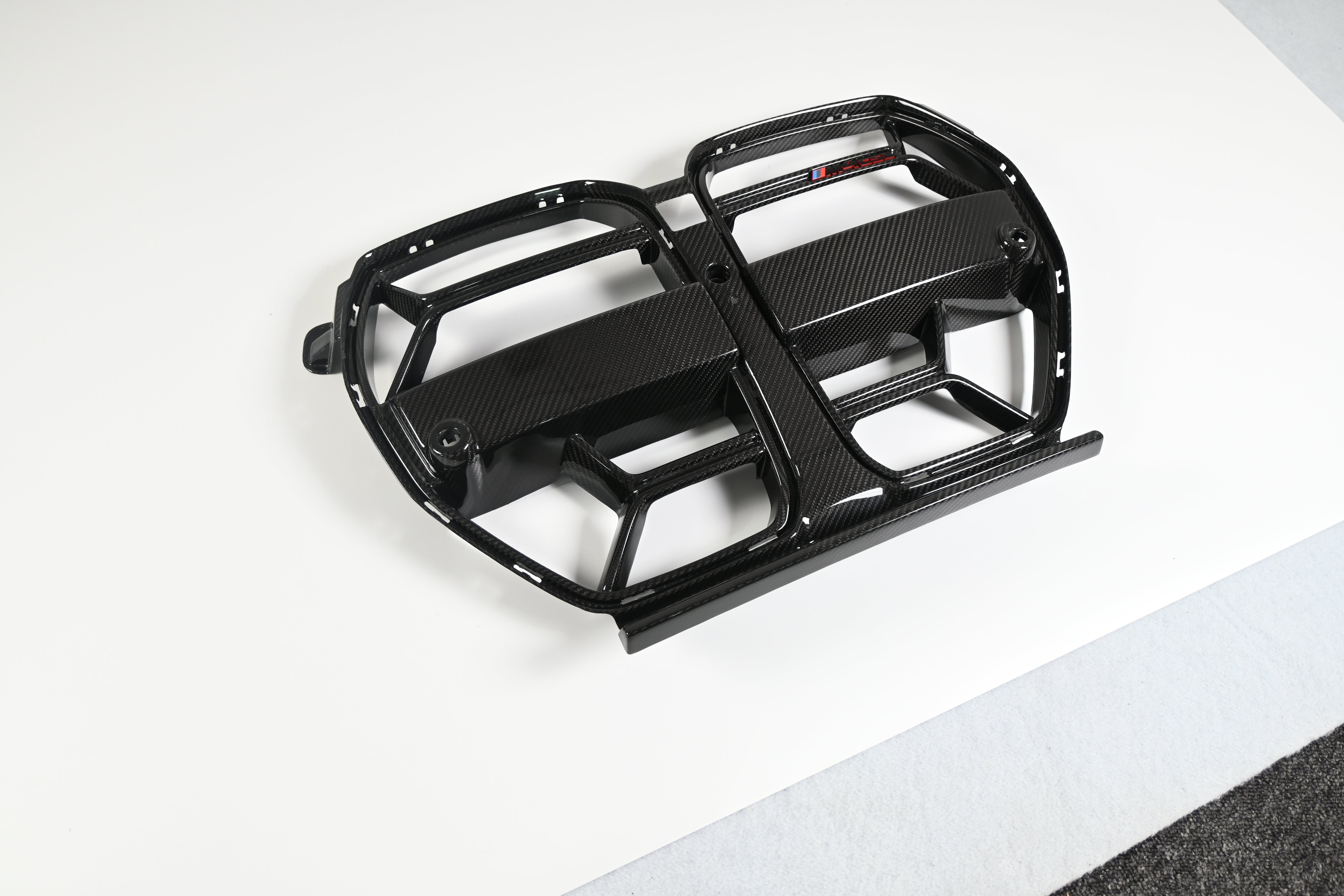 BMW M3 M4 Carbon Fiber CSL Style Front Grille 2021-26 G80 G81 G82 G83