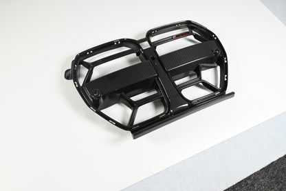 BMW M3 M4 Carbon Fiber CSL Style Front Grille 2021-26 G80 G81 G82 G83
