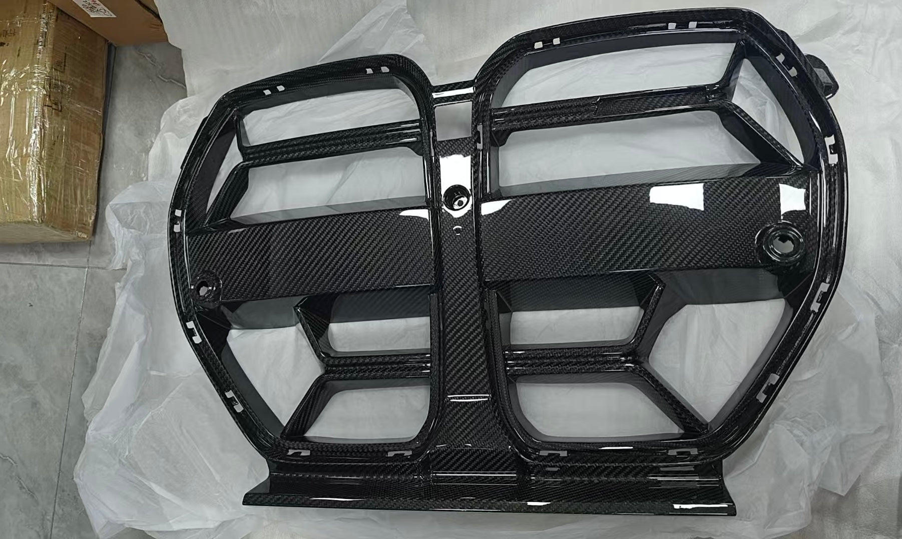BMW M3 M4 Carbon Fiber CSL Style Front Grille 2021-26 G80 G81 G82 G83