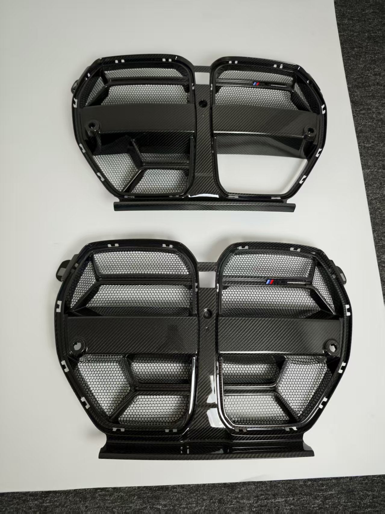BMW M3 M4 Carbon Fiber CSL Style Front Grille 2021-26 G80 G81 G82 G83