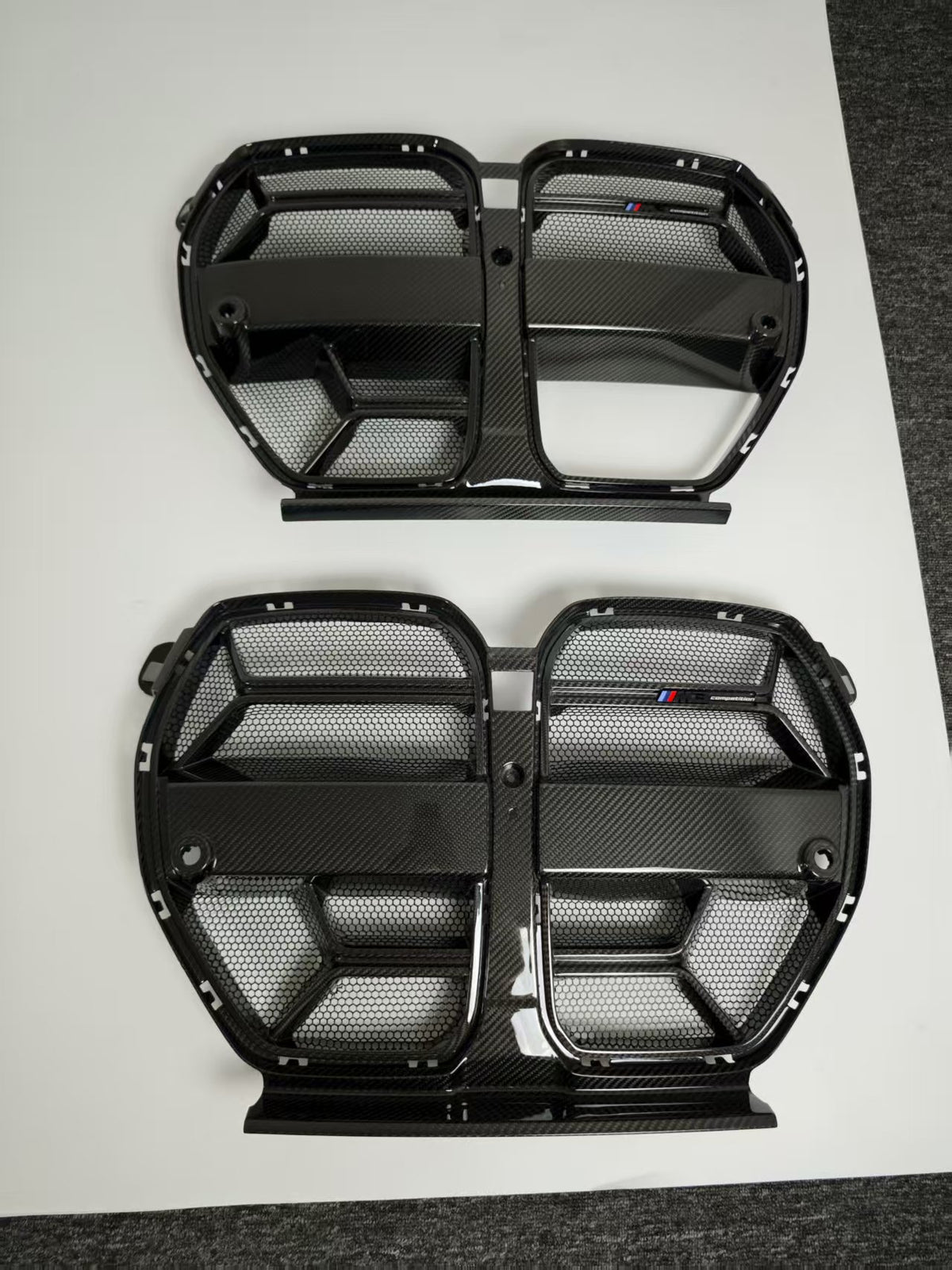 BMW M3 M4 Carbon Fiber CSL Style Front Grille 2021-26 G80 G81 G82 G83