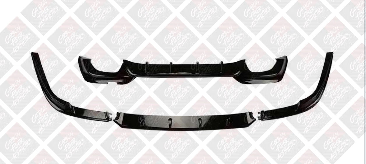 BMW G20 3 Series M340 330 Gloss Black Rear Diffuser Yofer Design