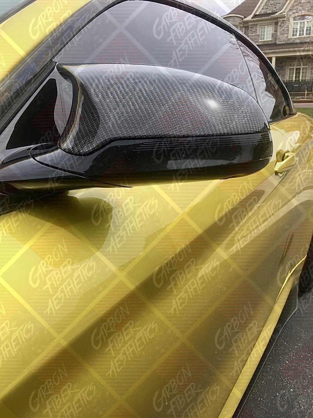 BMW F82 M4 F83 M4 F80 M3 & F87 M2C Carbon Fiber M Performance Style Mirror Caps