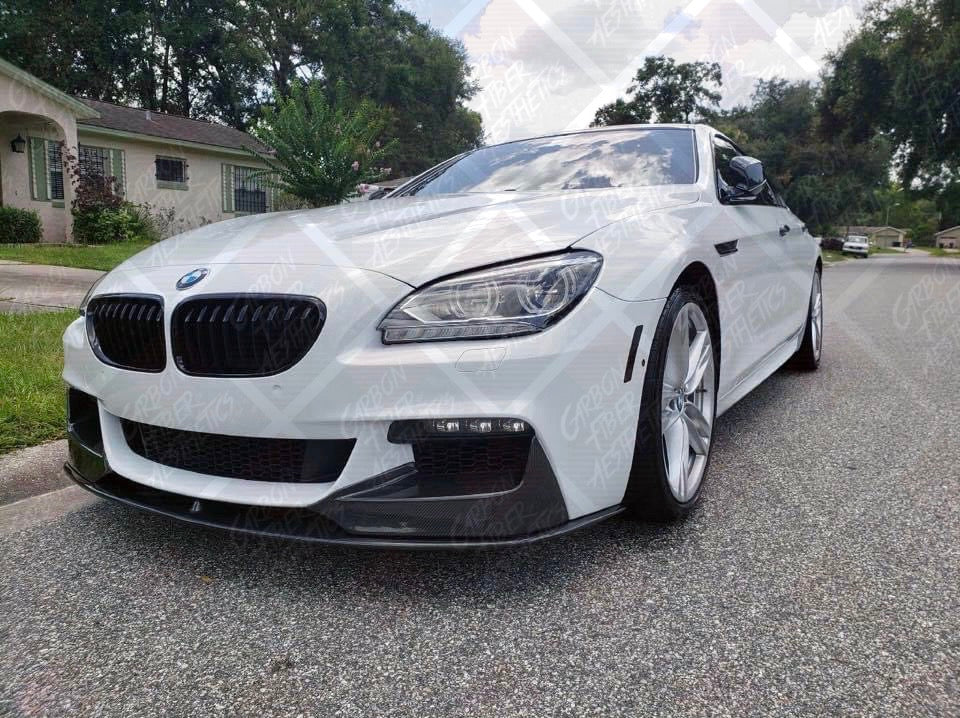 BMW F06 F12 F13 6 Series M Sport Carbon Fiber M Performance Style Front Lip