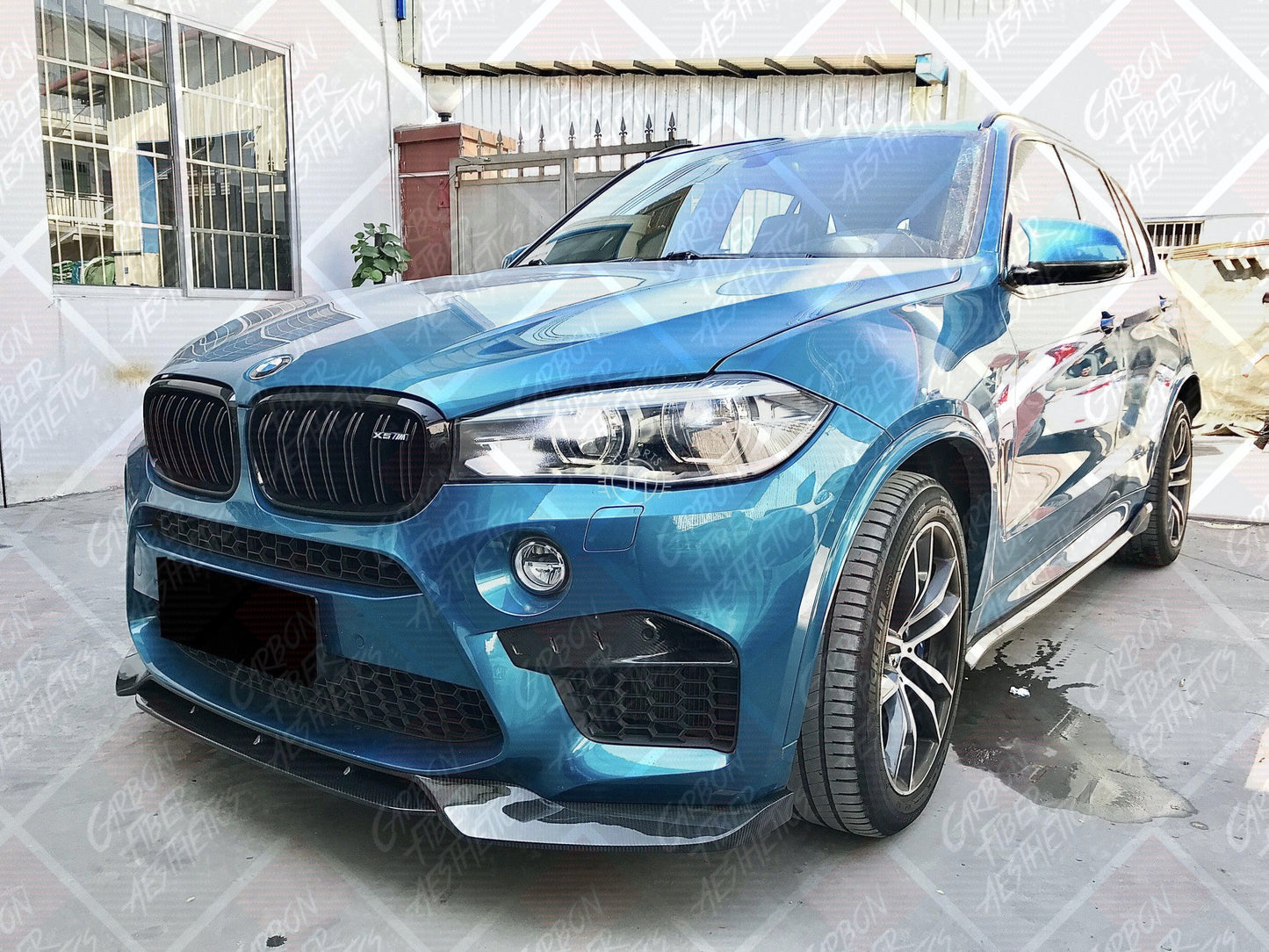 BMW F85 X5M F86 X6M Vorsteiner Style Carbon Fiber Front Lip