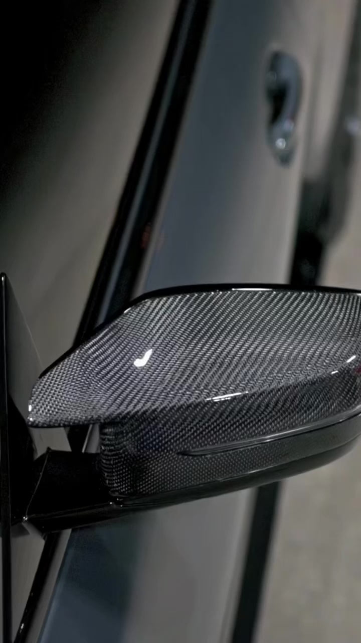 BMW M3 M4 Carbon Fiber Mirror Caps 2021-26 G80 G81 G82 G83