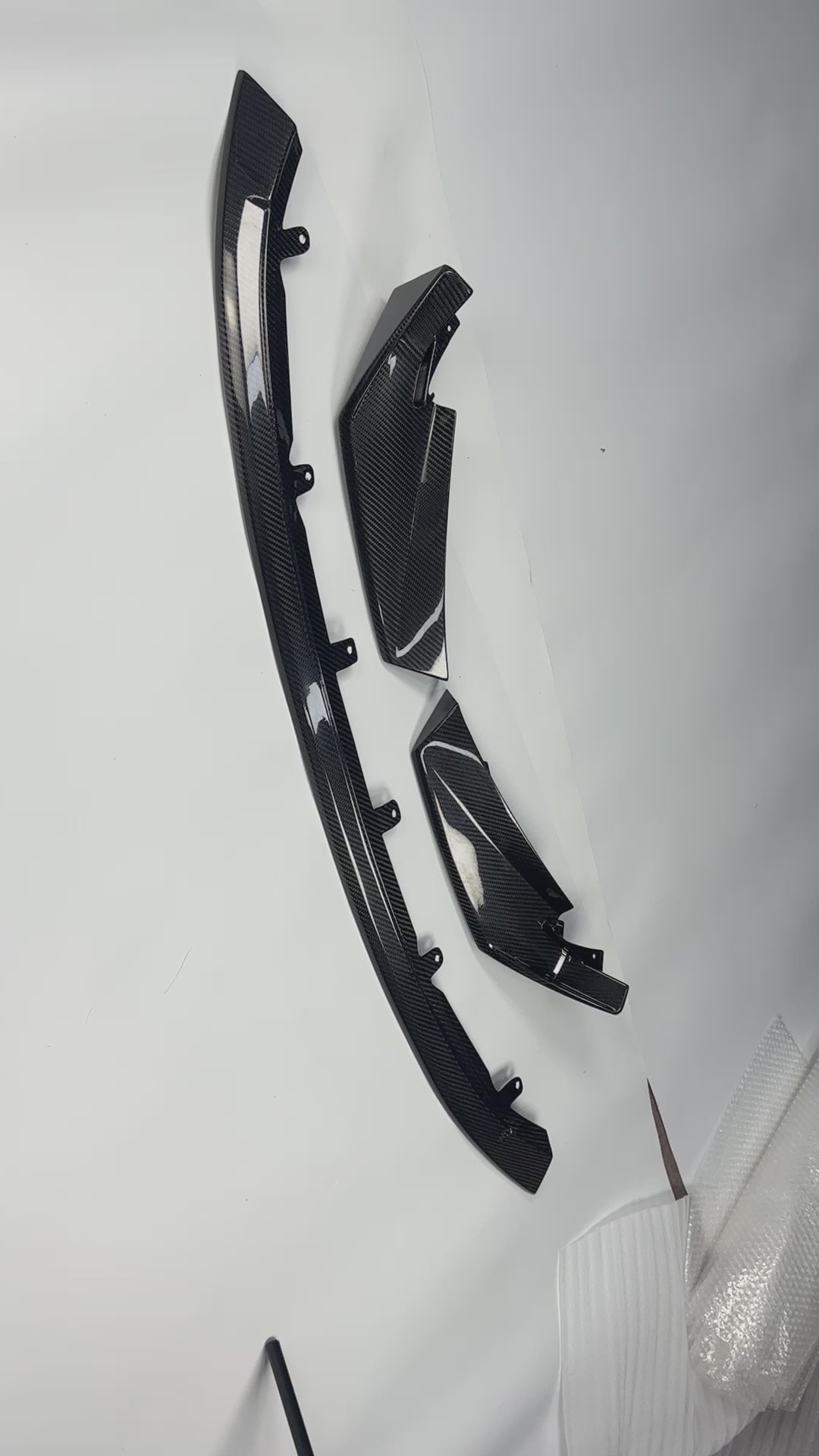 BMW M3 M4 Carbon Fiber CSL Style Front Lip 2021-2026 G80 G81 G82 G83