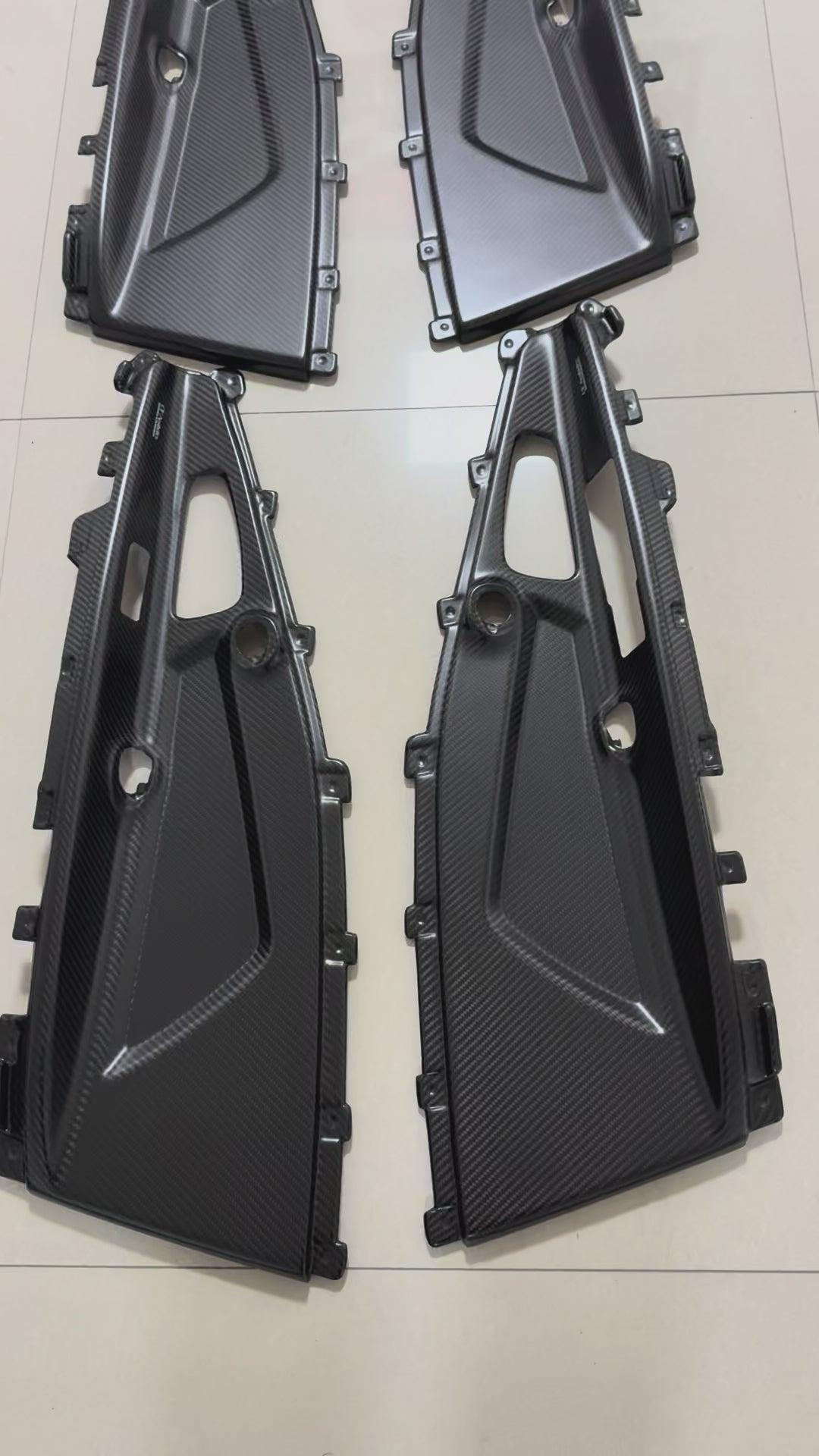 Honda S2000 Carbon Fiber Door Panels/Cards AP2 2004-09 OEM Replacement