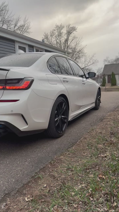 BMW G20 G21 Carbon Fiber Rear Diffuser Karbel Design 19-22 M Sport