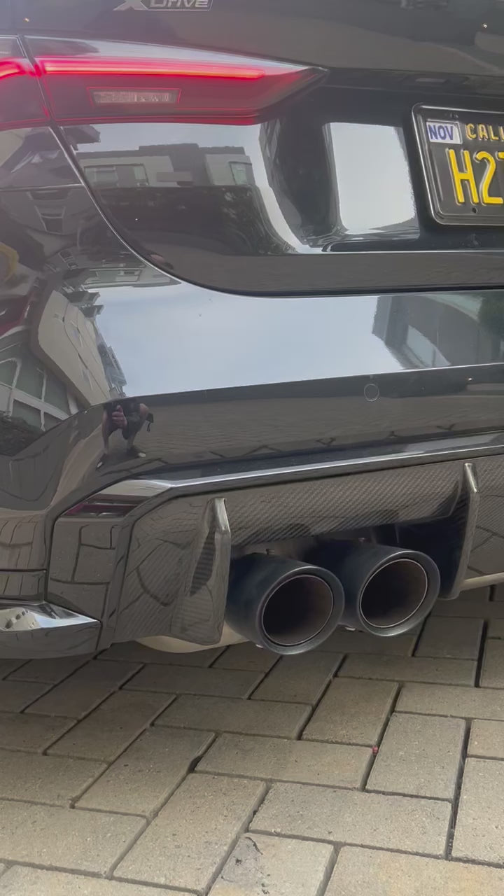 BMW M3 M4 Carbon Fiber OEM Style Rear Diffuser 2021-26 G80 G81 G82 G83