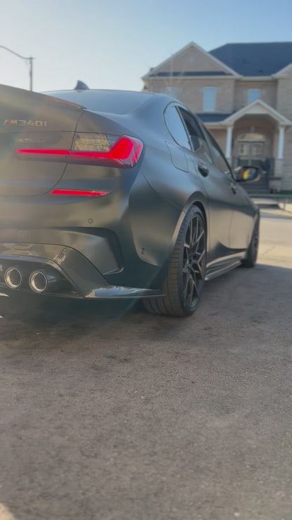 BMW G42 M240i G20 M340i G22 M440i Carbon Fiber Exhaust Tips Quad Tips 2019-2024 Pre Facelift and Facelift