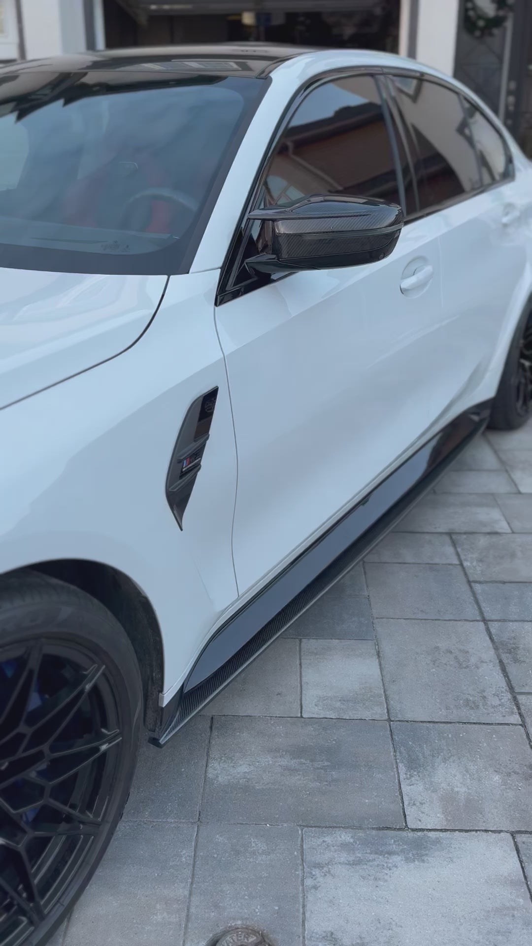 BMW M3 M4 Carbon Fiber MHC Style Side Skirts 2021–2026 G80 G81 G82 G83