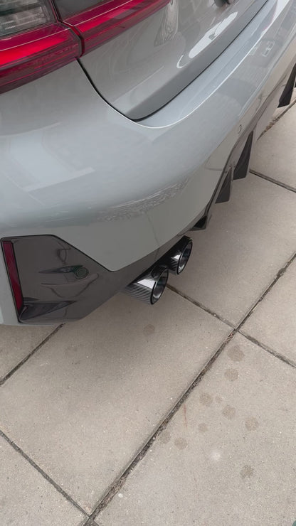 BMW G42 M240i G20 M340i G22 M440i Carbon Fiber Exhaust Tips Quad Tips 2019-2024 Pre Facelift and Facelift