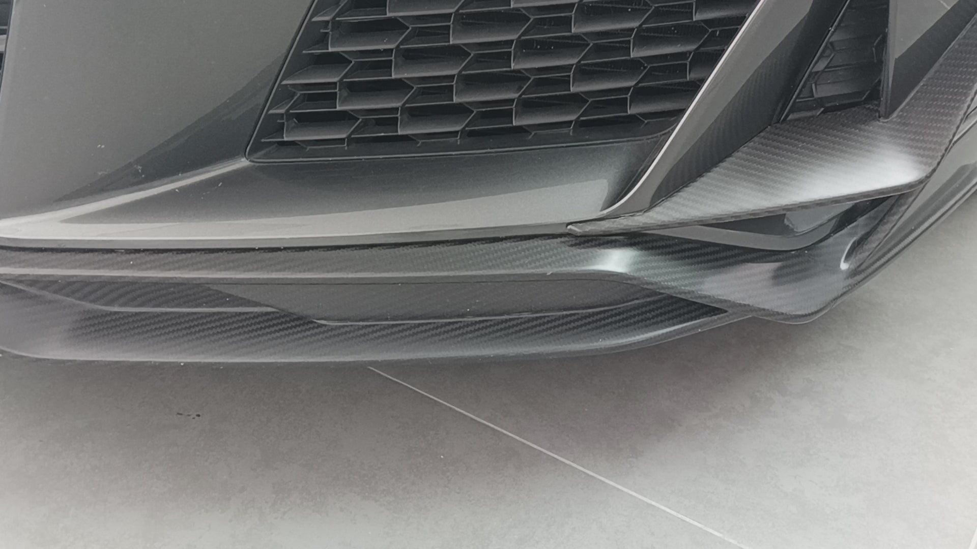 Audi R8 Paktechz Design Carbon Fiber Front Lip 2019-2024
