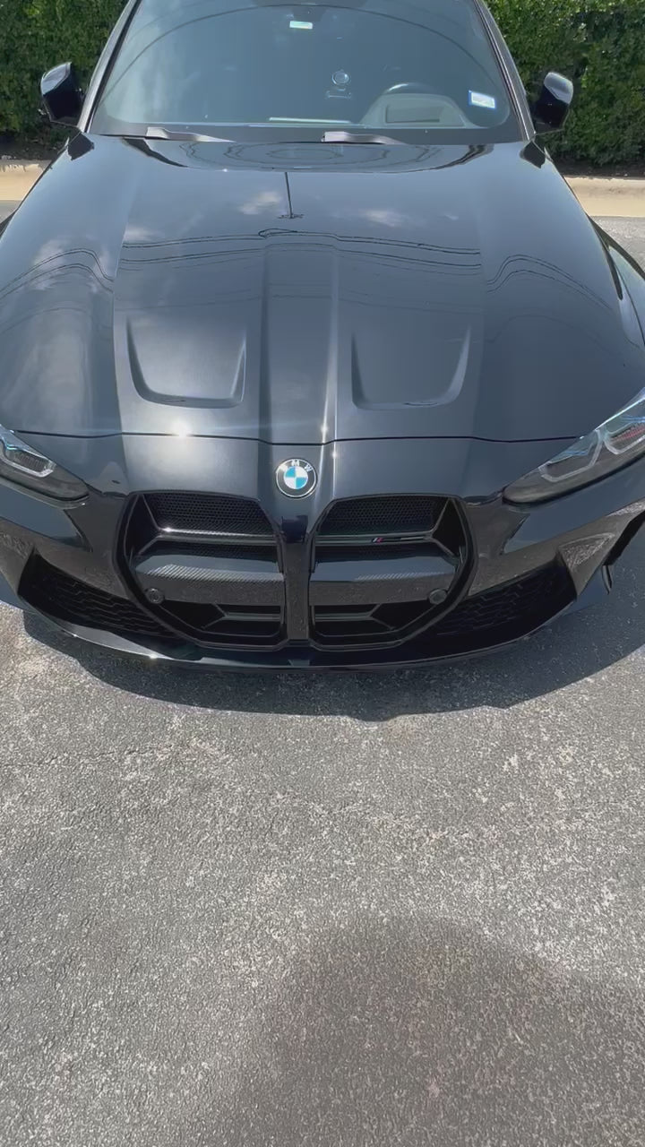 BMW M3 M4 Carbon Fiber CSL Style Front Grille 2021-26 G80 G81 G82 G83