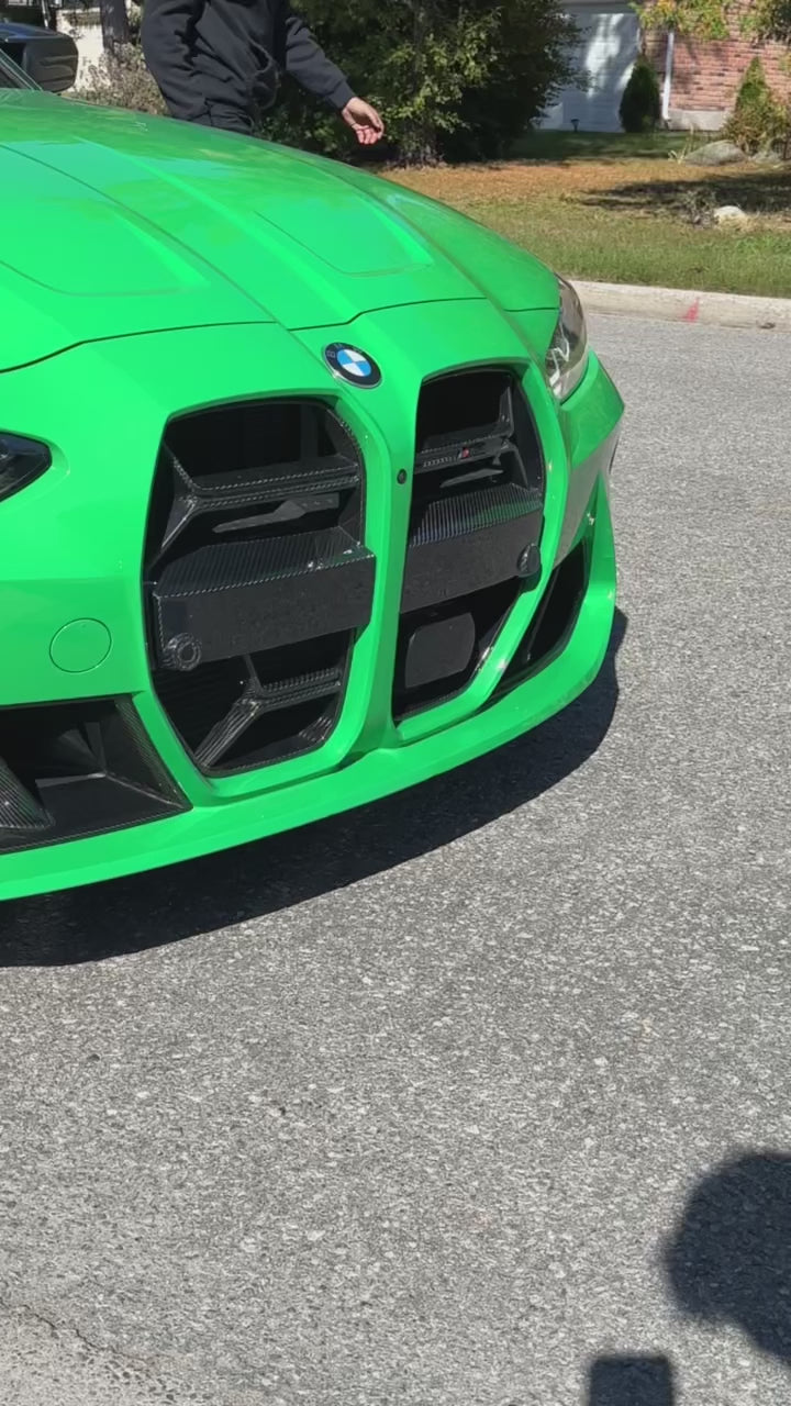 BMW M3 M4 Carbon Fiber CSL Style Front Grille 2021-26 G80 G81 G82 G83