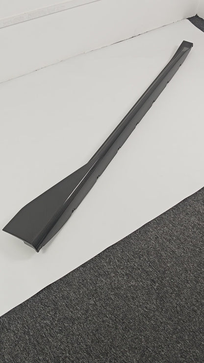 Bas de caisse style M Performance en fibre de carbone sèche pour BMW G83/G82 M4 (à partir de 2021) 