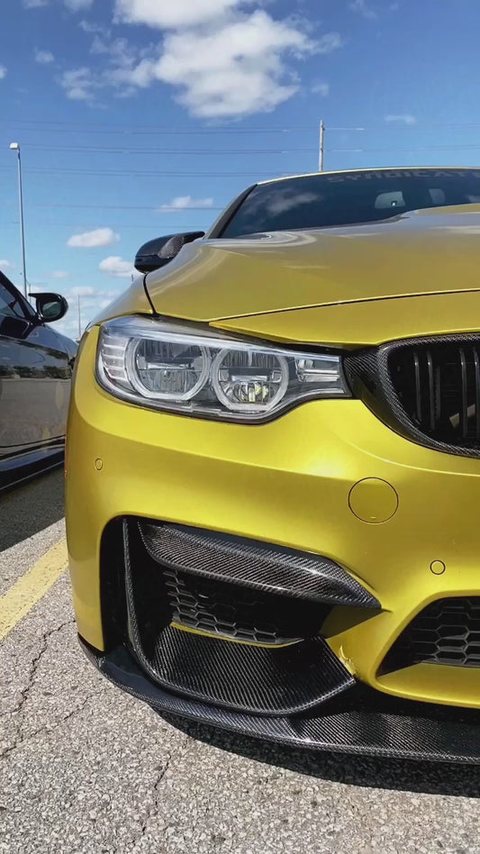 BMW F80 M3 F82 M4 F83 M4/4 Series Carbon Fiber Front Grilles 2014-2020