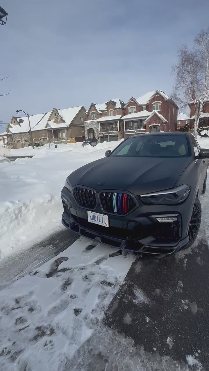 BMW G05 X5 G06 X6 M Sport Carbon Fiber Mirror Caps M Performance Style