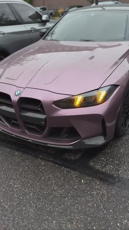 BMW M3 M4 Carbon Fiber CSL Style Front Grille 2021-26 G80 G81 G82 G83