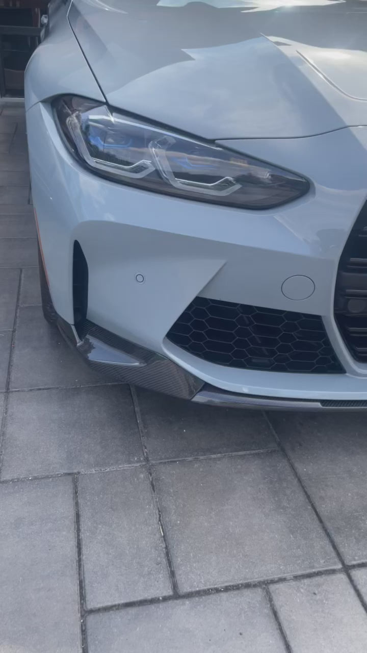 BMW M3 M4 Carbon Fiber MP Style Front Lip 2021-2026 G80 G81 G82 G83