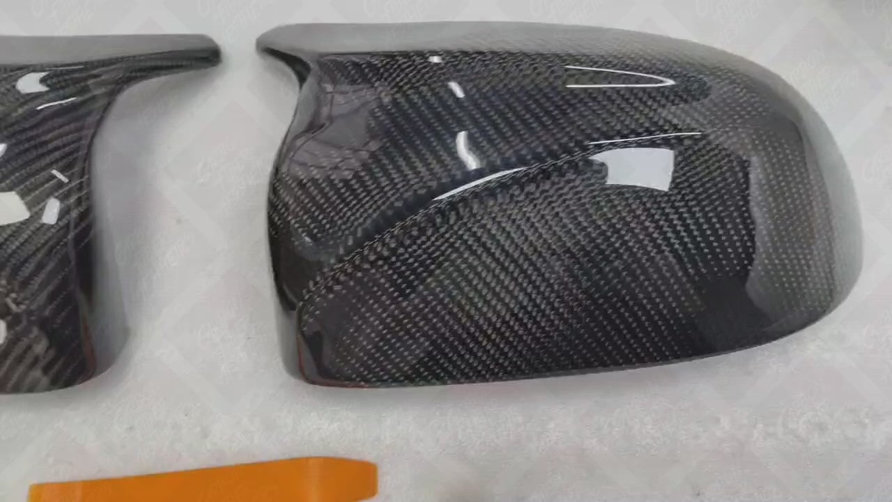 BMW G05 X5 G06 X6 M Sport Carbon Fiber Mirror Caps M Performance Style