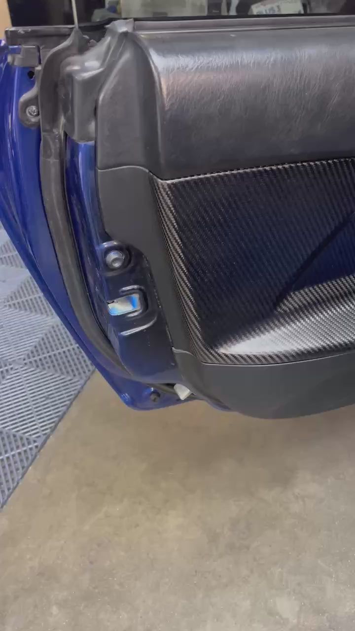 Honda S2000 Carbon Fiber Door Panels/Cards AP2 2004-09 OEM Replacement