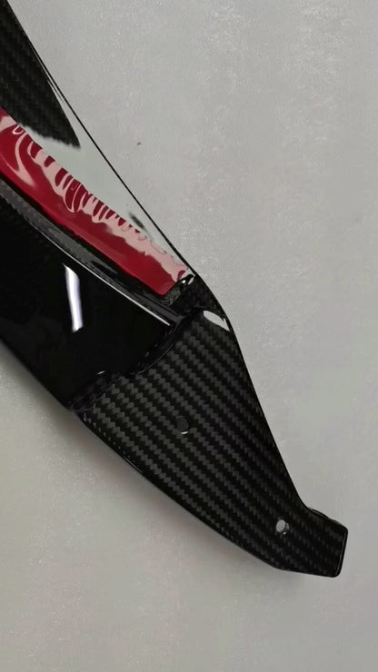 Lèvre avant style M Performance pour BMW F80 M3 F83/F82 M4 en fibre de carbone sèche 