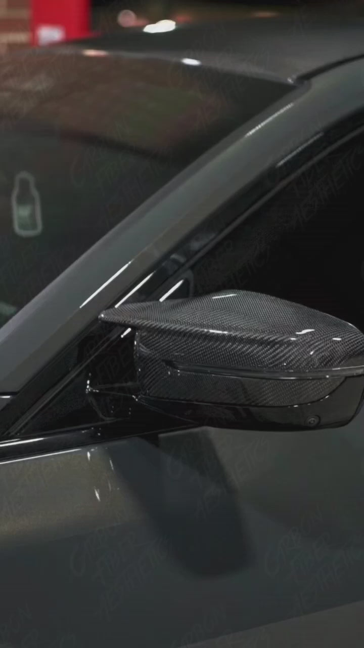 BMW G80 M3 G83 G82 M4 & G87 M2 Dry Carbon Fiber Mirror Caps